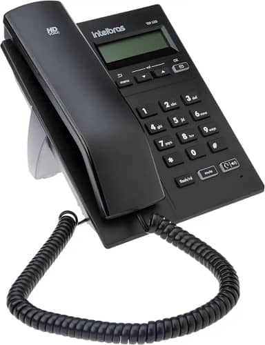 intelbras Telefone IP TIP 125i c/Embalagem colorida, TIP 125i, Preto