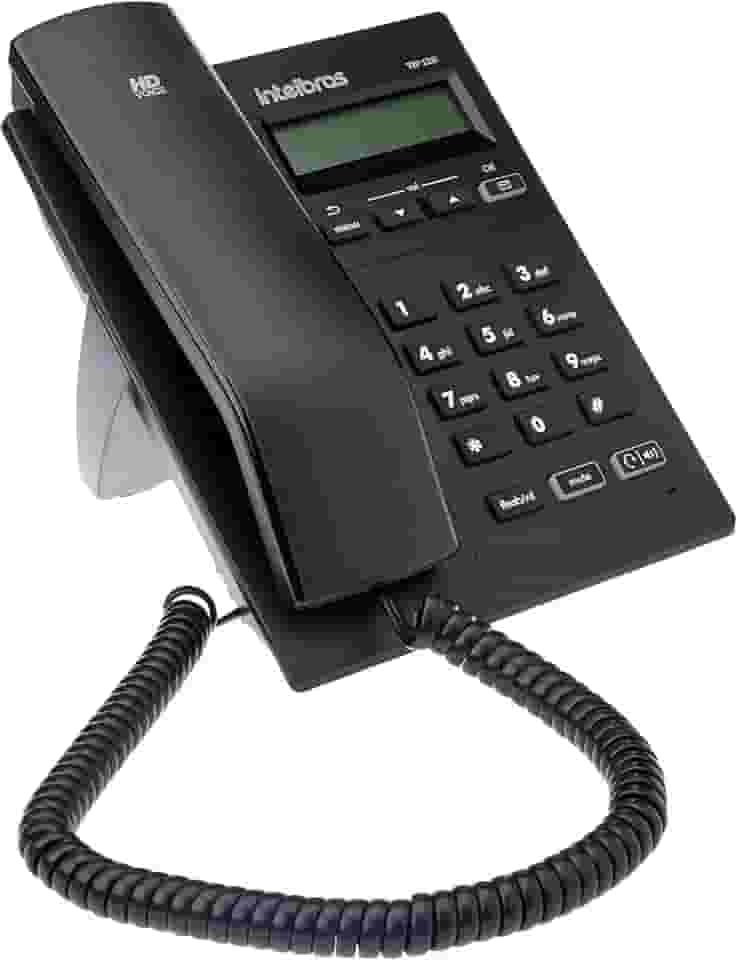 intelbras Telefone IP TIP 125i c/Embalagem colorida, TIP 125i, Preto