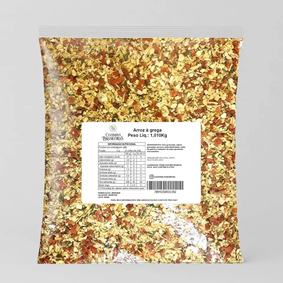 Tempero Arroz à grega (1,010kg)