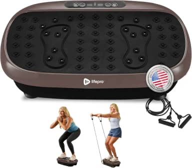 Lifepro Mini Compact Vibration Plate Exercise Machine, Whole Body Vibration Plate Platform, Vibration Plate Machine
