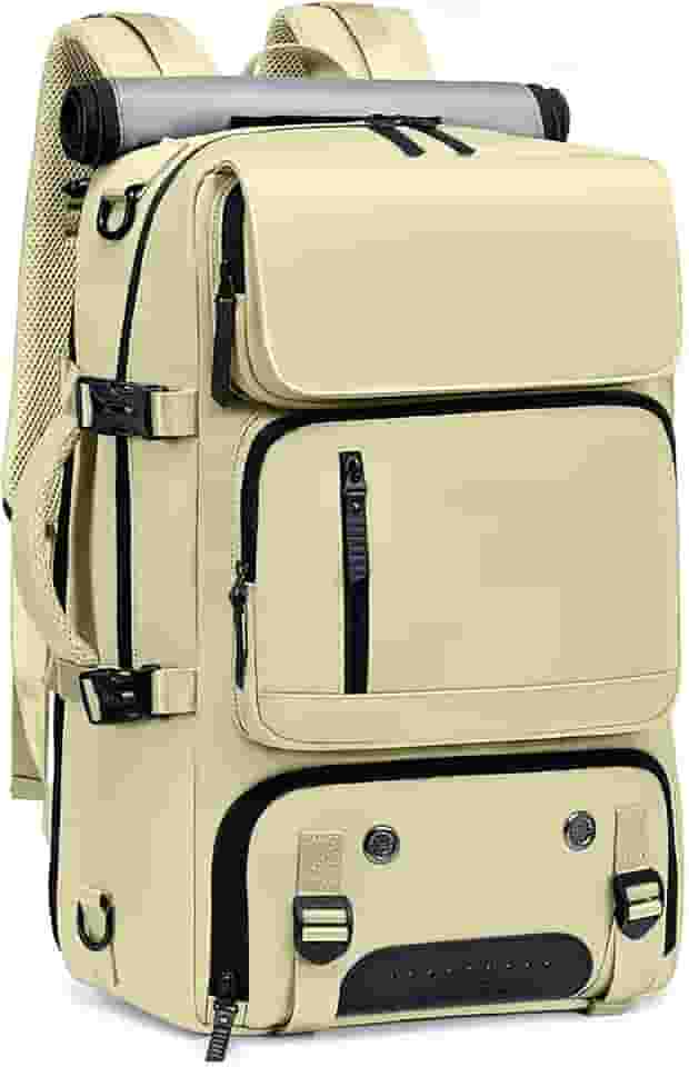 Mochila Reforçada com Compartimentos para Notebook e Tablet – Resistente à Água, USB, Engate de Mala – Masculina e Feminina para Viagem, Trabalho e Dia a Dia