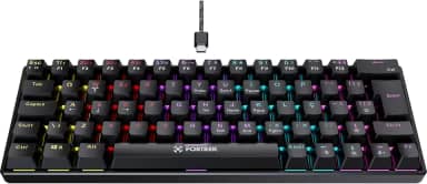 Teclado Gamer Mecânico Fortrek Gravity 65 Compact Preto