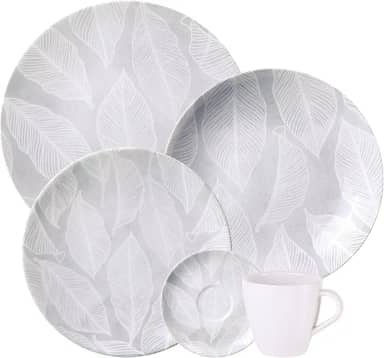 Aparelho de Jantar Tramontina Arbo em Porcelana Decorada 20 Peças