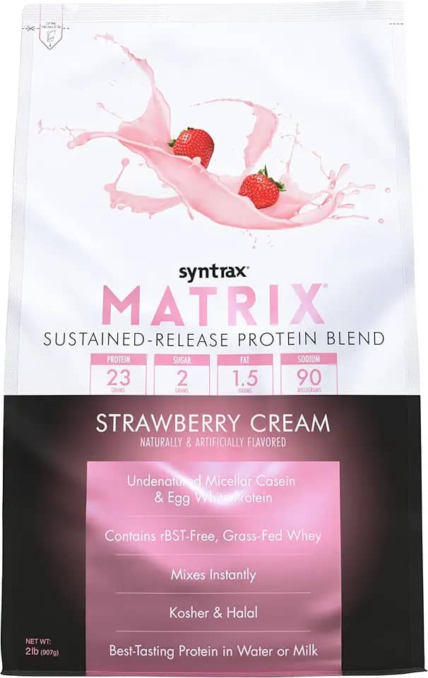 Matrix 2.0 Protein Blend (907G) - Strawberry Crean, Syntrax