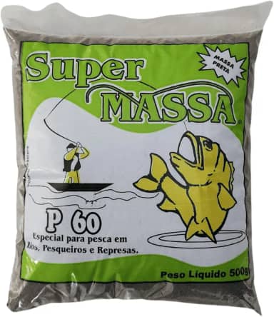 Kit 2 Massa De Pesca Isca Em Pó Proteína Peixes Carnívoros 500g