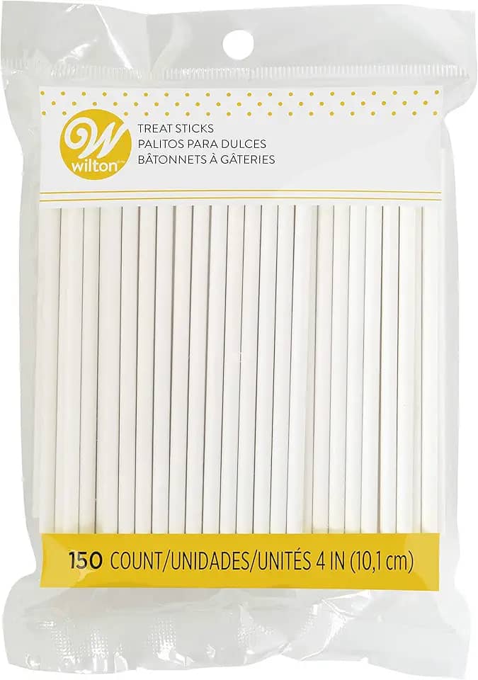 Wilton Palitos de pirulito de 10 cm, pacote com 150