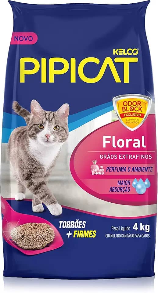 Pipicat Granulado Sanitario Floral 4 kg