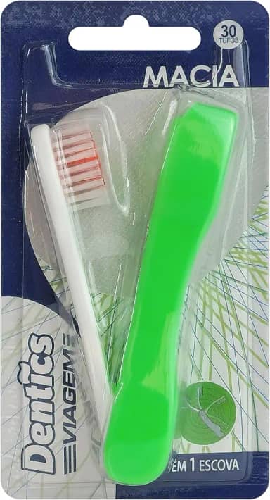 Escova Viagem Macia Verde
