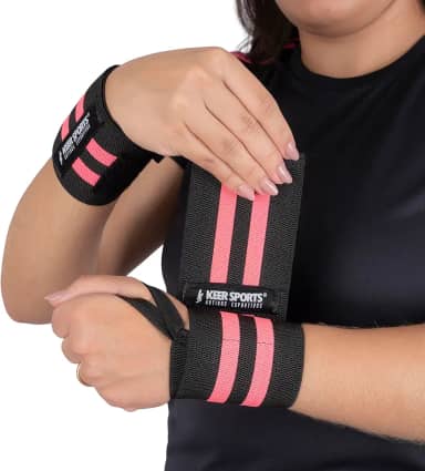 Par Munhequeira Elástica de Pulso Crossfit - Keer Sports Lpo
