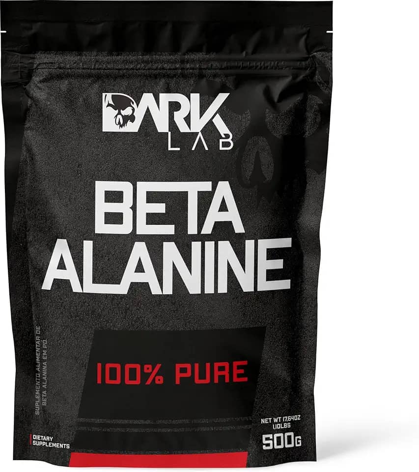 Beta Alanina Dark Lab, 100% Pura, 500g, Resistência Muscular Anti-Fadiga