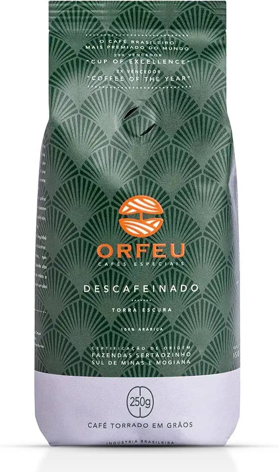 ORFEU Café Em Grãos Descafeinado Orfeu 250G