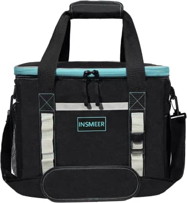 INSMEER Bolsa Térmica 25L/48L Grande, Impermeável, Cooler para Marmita, Caixa Térmica com Alça Desmontável - Ideal para Praia, Acampamento