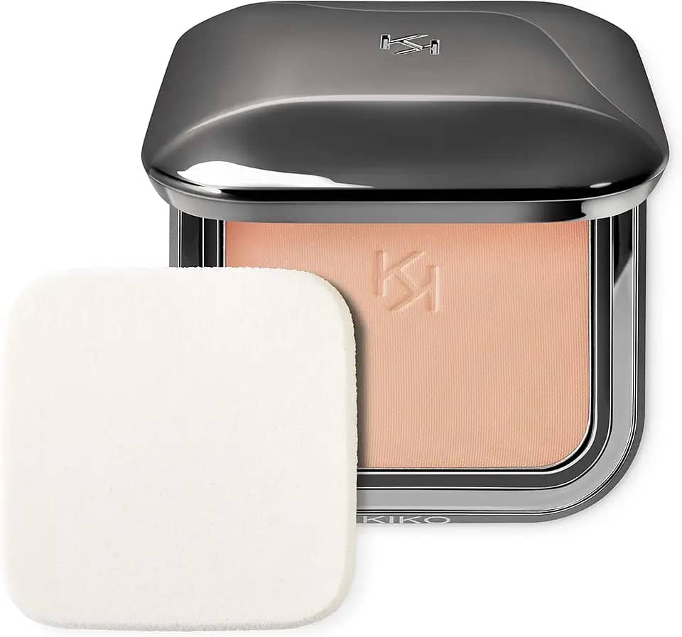 KIKO MILANO, Weightless Perfection Wet And Dry Powder Foundation, Base em Pó Compacto, Cor WR50 Warm Rose