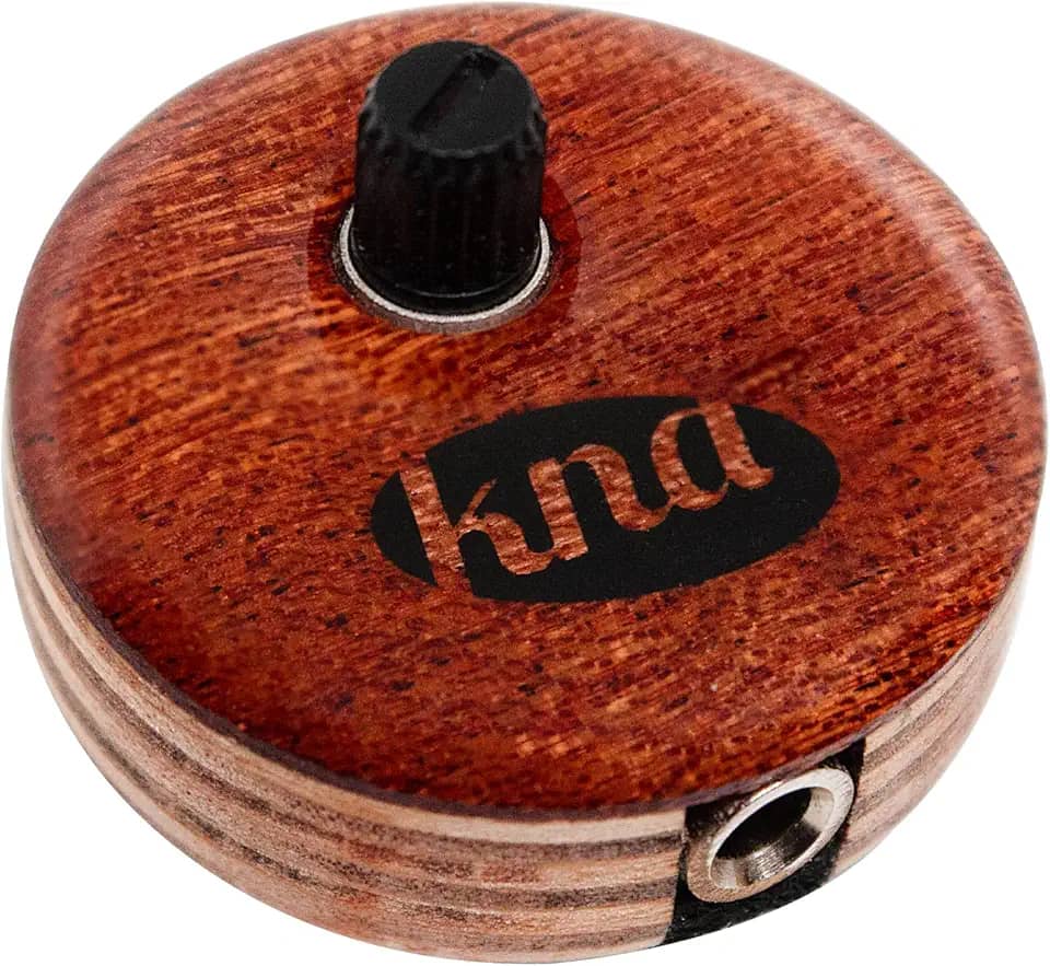 KNA Captador universal Pickups KNA UP-2 para guitarra e outros instrumentos acústicos com controle de volume
