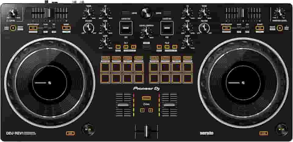 Controlador de DJ Pioneer DDJ-REV1, de 2 canais, para Serato DJ