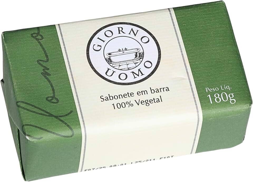 Sabonete Em Barra Para Mãos E Corpo Masculino 180G Verde