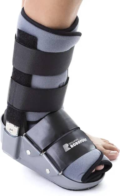 Robofoot Bota Imobilizadora Curta Tamanho M, Salvapé, Cinza, M