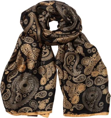 Cachecol longo para mulheres, seda, floral, grande, leve, acetinado, protetor solar, xale