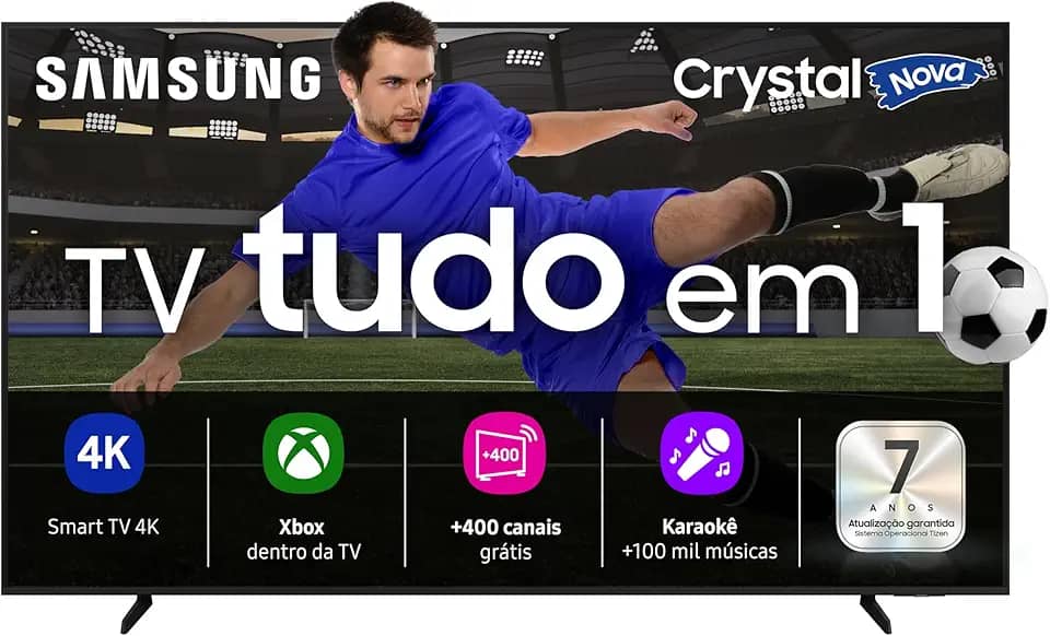Samsung Smart TV 50" Crystal UHD 4K U8600F 2025