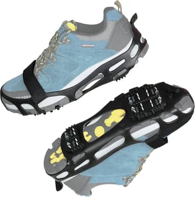 Grampos De Gelo Para Neve, Grampos De Tração Para Sapatos E Botas, Capas Antiderrapantes, Pinças De Neve No Gelo Com Alças Ajustáveis Para Caminhar Na Neve E No Gelo, Escalada, Montanhismo, Pes