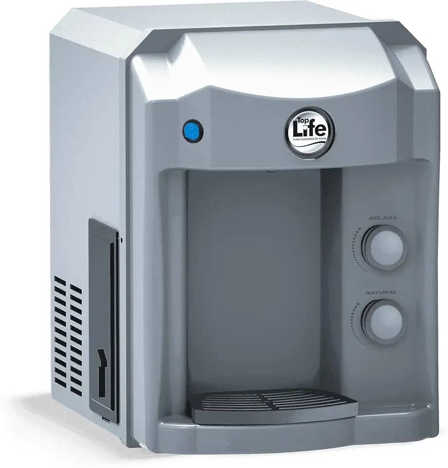 Purificador Água Top Life Alcalina Ionizada Ozonio Gelada He Oxi Prata 127V