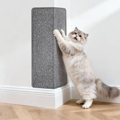 Arranhador de canto de parede para gatos | Arranhador de gato montado na parede com sisal falso e tapete de tapete, protetor de móveis de 60 x 29 cm para gatos internos para proteger sofás e