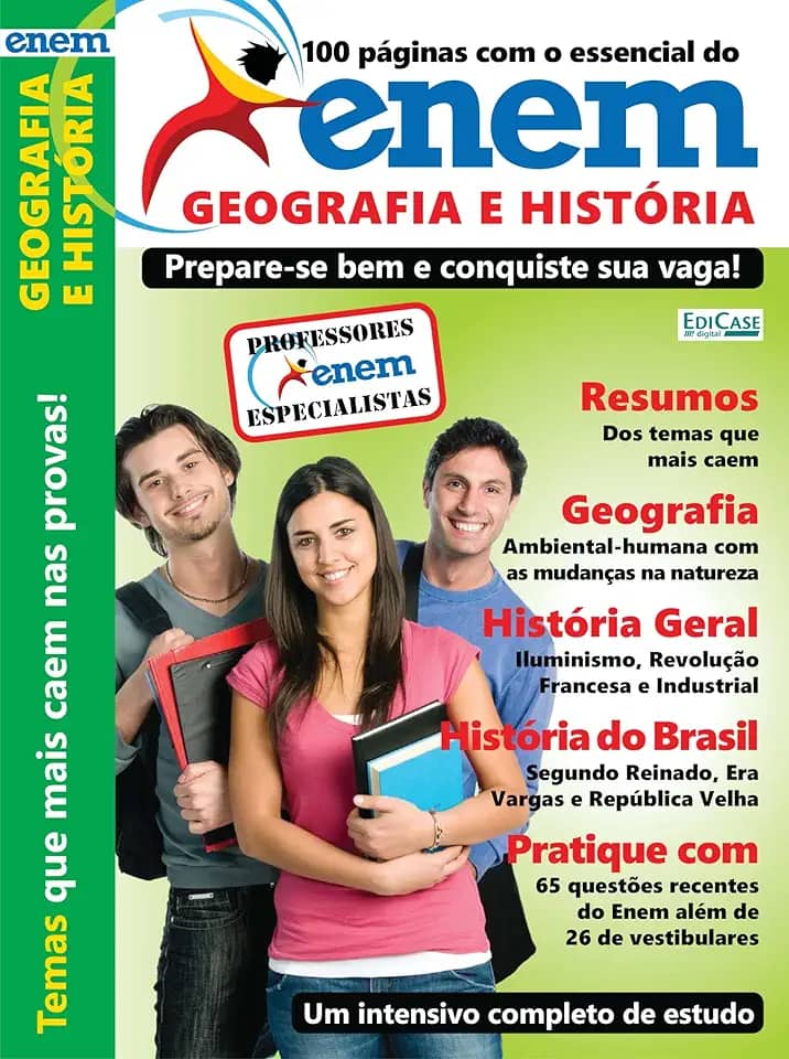 Livro Enem 2 - Geografia e História: Prepare-se bem e conquiste sua vaga!