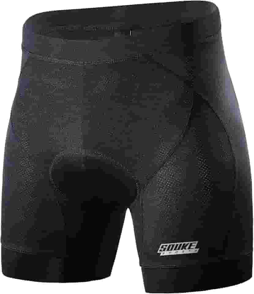 Short masculino de ciclismo acolchoado 4D para bicicleta MTB forro shorts com aderência antiderrapante