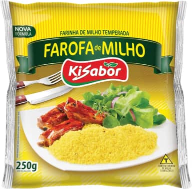 KiSabor Farofa De Milho Kisabor 250 Gramas