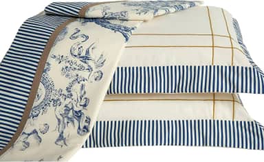 Jogo de Lençol Queen Percal 180 Fios Algodão 4 Peças Porcelana