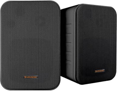 HAYONIK, Caixa Passiva, 60W, 2 Vias, Woofer 4', Tweeter 0,5', Gabinete Polipropileno, Resp. Freq: 100-20Khz, 30W RMS, Suporte Incluso - MSB60NC Preta