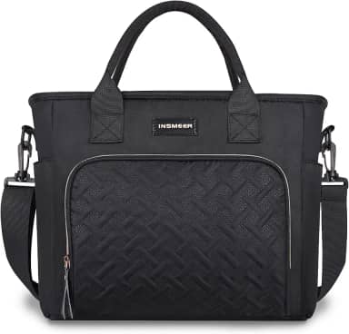INSMEER Bolsa Termica 11L em Estilo Tote Bag, Impermeável para Trabalho, Piquenique e Camping
