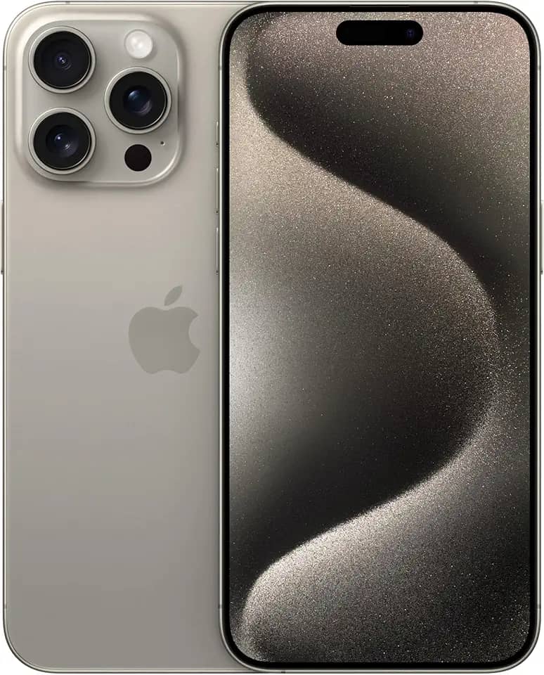 Apple iPhone 15 Pro Max (256 GB) — Titânio natural (Recondicionado)