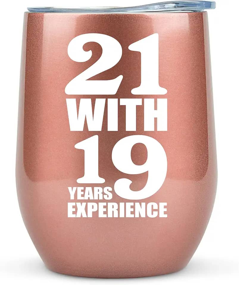 de 40 anos femininos exclusivos 340 g 21 com 19 anos de experiência, presentes de vinho, de 40 anos para mulheres, decorações de aniversário de 40