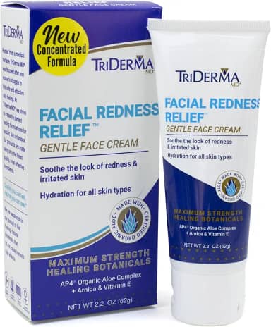 TriDerma creme facial para aliviar a vermelhidão 59ml