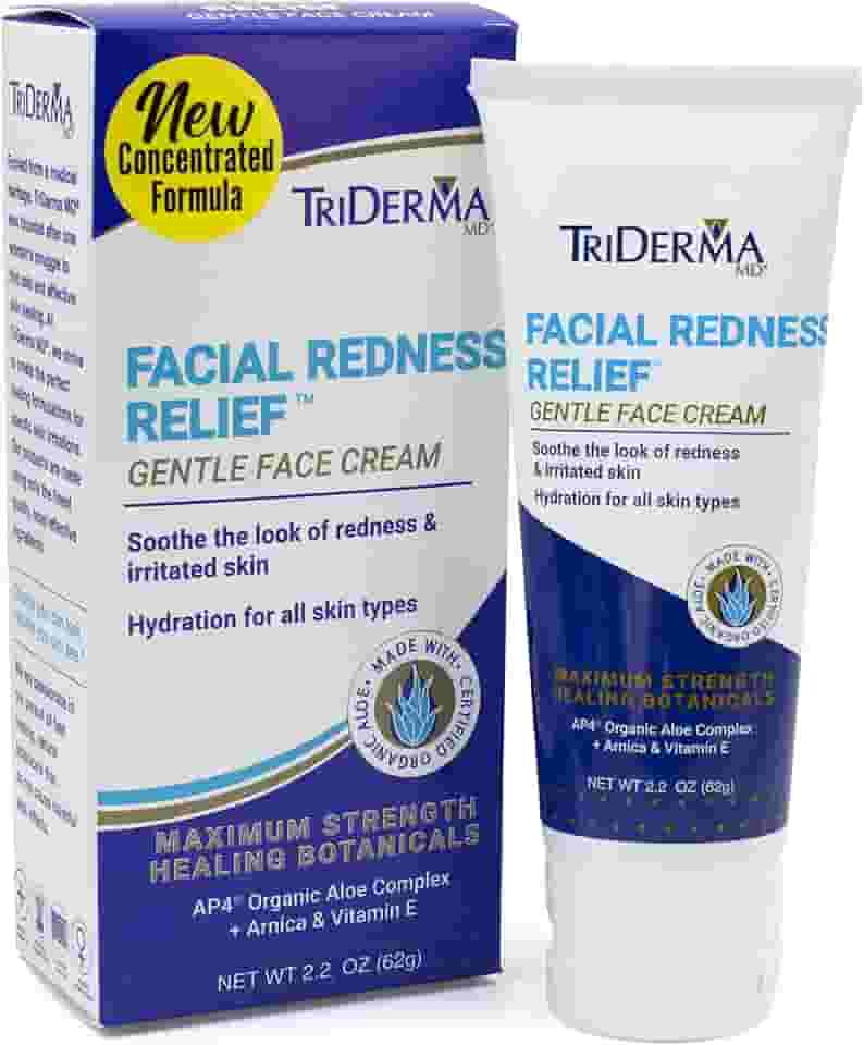 TriDerma creme facial para aliviar a vermelhidão 59ml