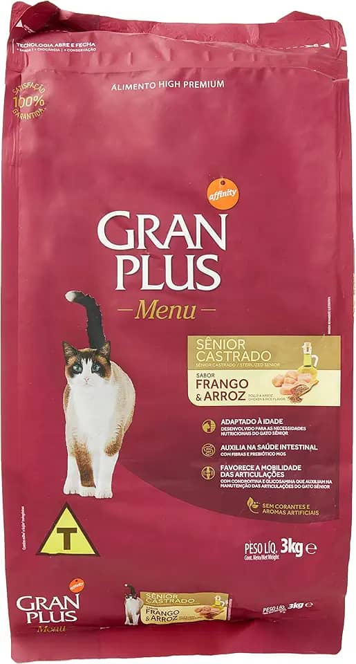 Affinity RG GRANPLUS GATO SENIOR CASTRADO 3KG