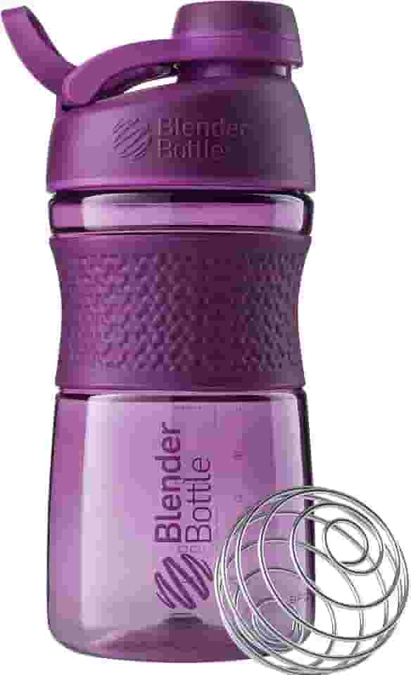 Garrafa coqueteleira BlenderBottle SportMixer, 590 ml, Plum