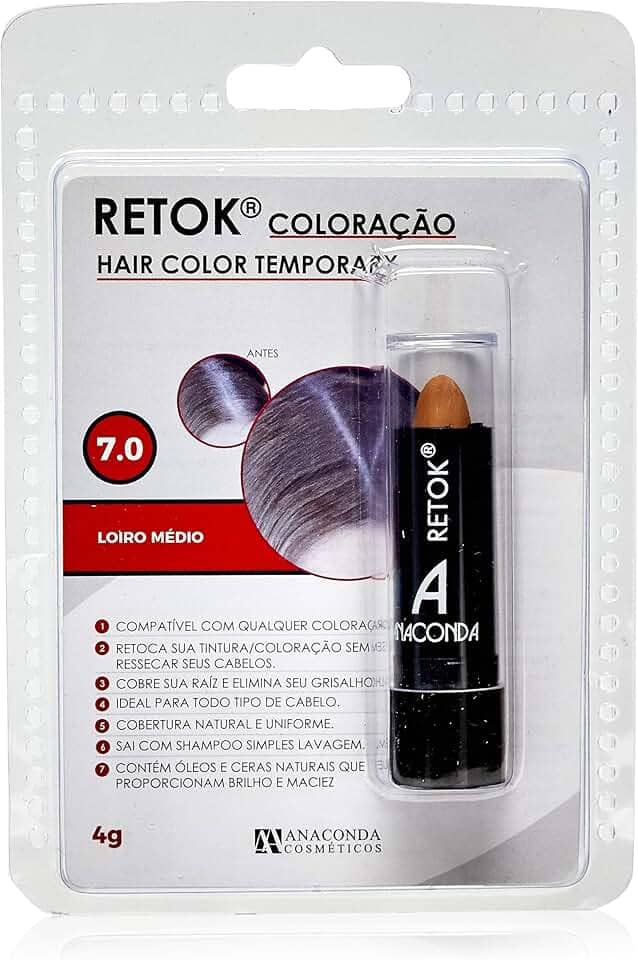 Anaconda Retok Coloração Loiro Médio