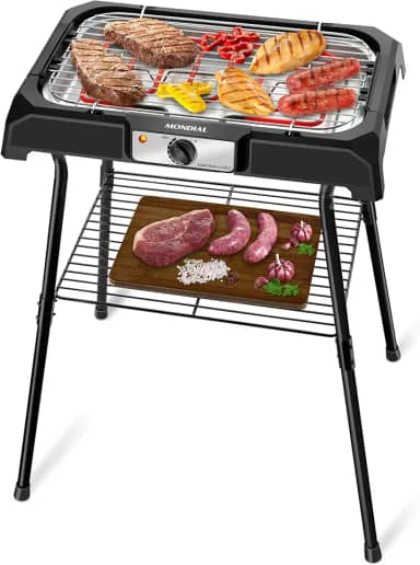 Churrasqueira Elétrica, Mondial, Preto, 1800W, 110V - CH-06