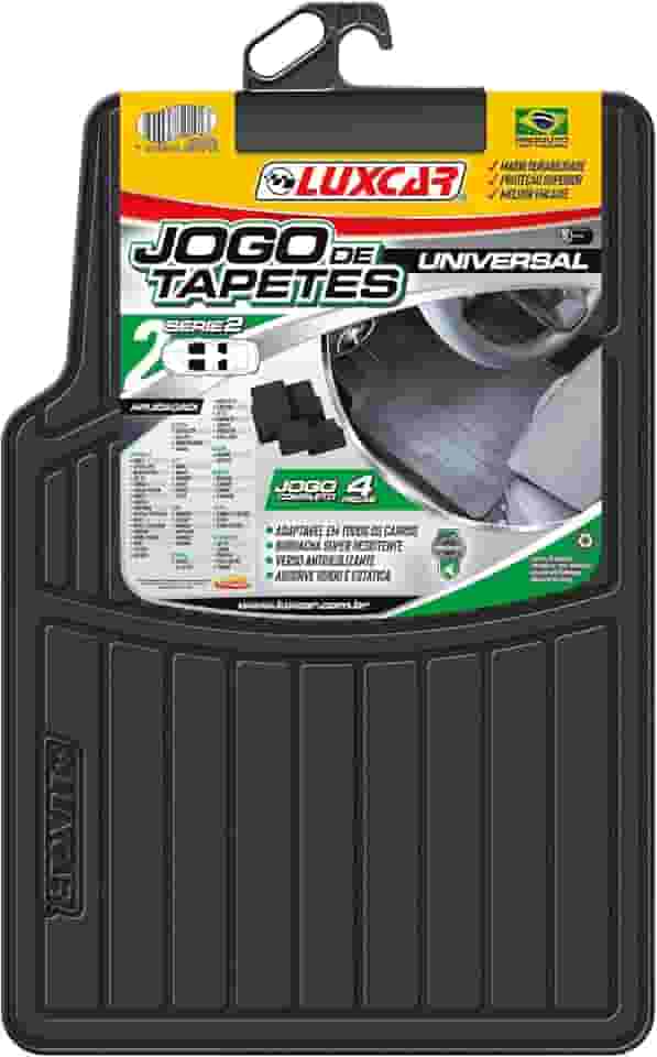 Kit de 4 peças, TAPETE BORRACHA UNIVERSAL SÉRIE 2 Luxcar Universal