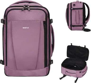 ECOHUB Mochila de viagem para itens pessoais, mochila com 13 bolsos, bolsas de mão para aviões