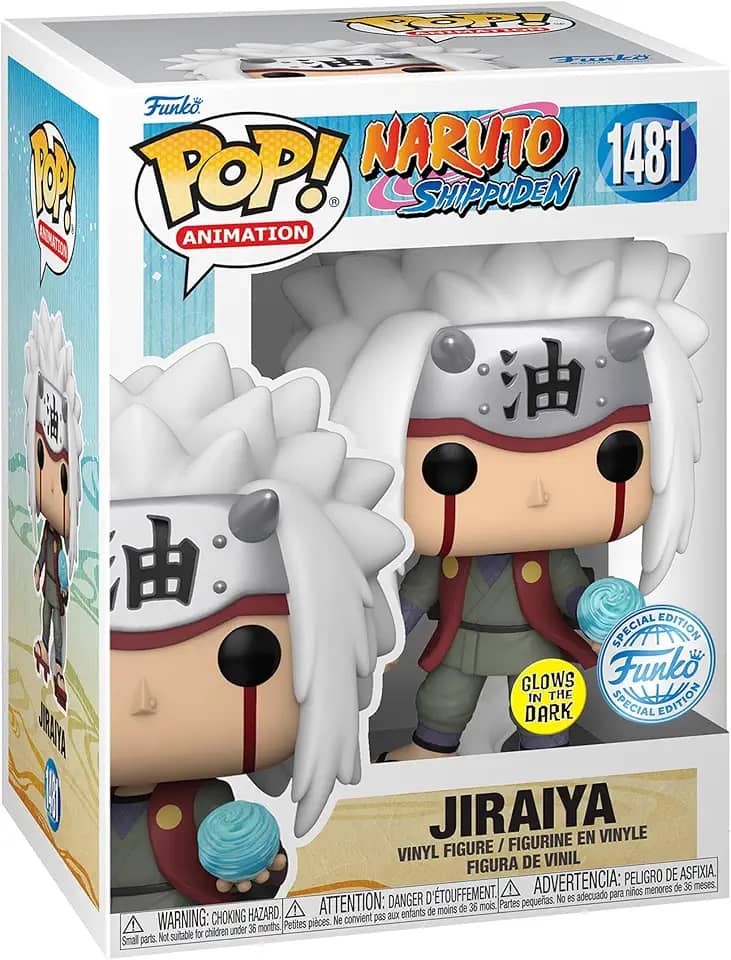 Pop Funko 1481 Jiraiya With Rasengan (Glow) Naruto Shippuden