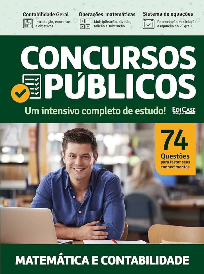 Livro Concursos Públicos 4 - Matemática e Contabilidade: Um intensivo completo de estudo!