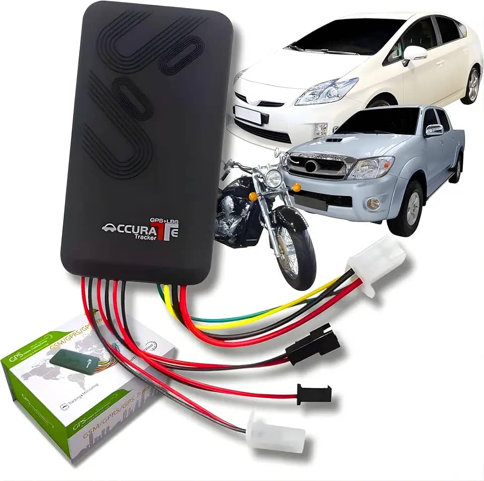 Rastreador GPS Veicular com Bloqueador, GSM/GPRS 2G, 12-24V, com Kit Instalação, Botão SOS, Função Escuta Remota, Corte de Ignição