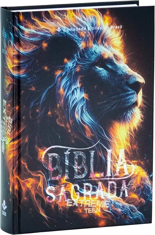 Bíblia Extreme Teen para Jovens e Adolescentes | SBB | Bíblia Sagrada Extreme Teen - Capa dura, leão: Nova Tradução na Linguagem de Hoje (NTLH)