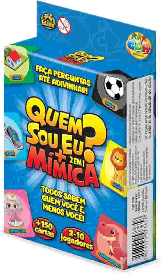 Jogo Quem Sou Eu? + Mímica GGB Plast