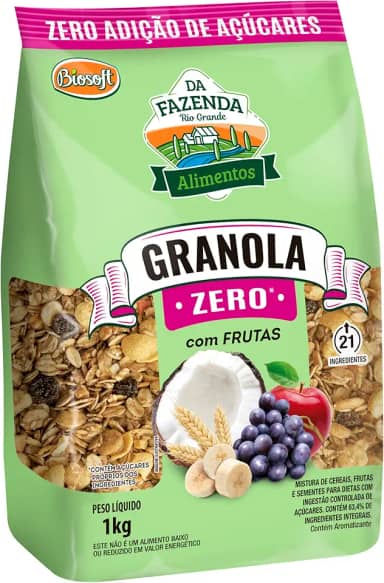 BIOSOFT Granola Frutas Zero 1Kg