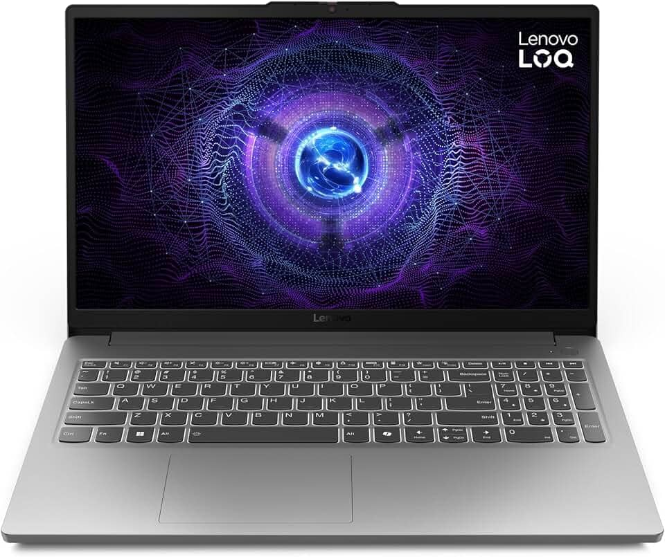 Notebook Lenovo LOQ-e 15IAX9E Intel Core i5-12450HX 16GB 512GB SSD RTX 3050 Windows 11 15.6" - 83ME0007BR Luna Grey
