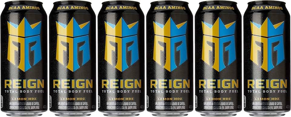 Pack de Reign Lemon HDZ lata 473ml 6 unidades